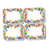 Ashley Productions Non-Magnetic Mini Whiteboard Erasers, Confetti, PK30 78008